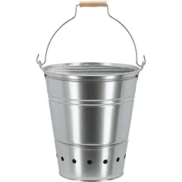 Seau barbecue en métal