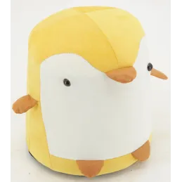 Pouf Pingouin en velours