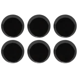 Assiettes en porcelaine noire (lot de 6)