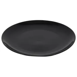 Assiettes en porcelaine noire (lot de 6)