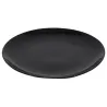 Assiettes en porcelaine noire (lot de 6)