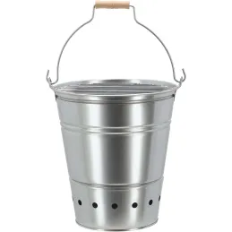 Seau barbecue en métal
