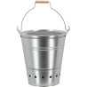 Seau barbecue en métal