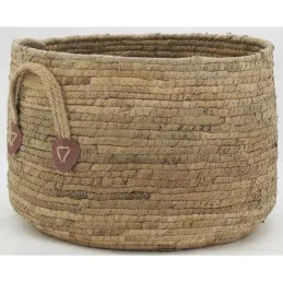 Cache-pots boules en abaca (lot de 3)