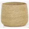 Cache-pots ronds en jonc (lot de 5)