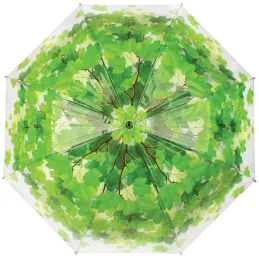 Parapluie cime de l'arbre métal et bois