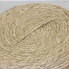 Lot 2 coffres + 1 poubelle en jonc naturel