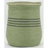 Cache-pots  en jonc vert (lot de 2)