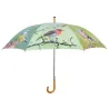 Grand parapluie bois et métal toile polyester