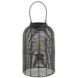 Lanterne d'extérieur en PVC noir