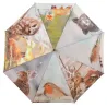 Grand parapluie bois et métal toile polyester