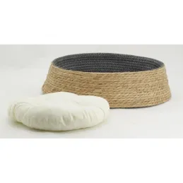 Panier pour chien/chat en jonc