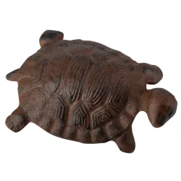 Tortue décorative en fonte