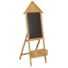Tableau noir Maison sur pieds avec rangement