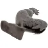 Coq en fonte marron