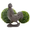 Coq en fonte marron