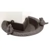 Mangeoire d'angle pour oiseau en fonte