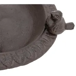 Mangeoire d'angle pour oiseau en fonte