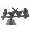 Cloche Oiseaux en fonte
