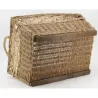 Corbeille rectangulaire en osier buff