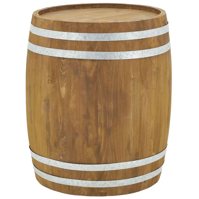 Tonneau en bois vieilli