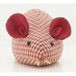 Cale-porte en coton souris