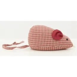 Cale-porte en coton souris