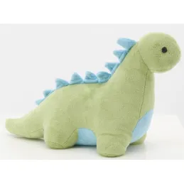 Cale-porte dinosaure en coton vert