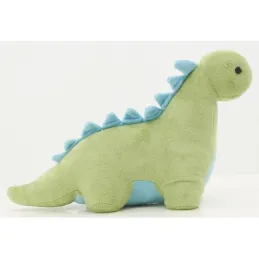 Cale-porte dinosaure en coton vert