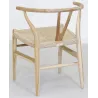 Chaise Ming en teck naturel et synthétique - outdoor