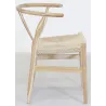 Chaise Ming en teck naturel et synthétique - outdoor