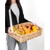 Manne en rotin naturel