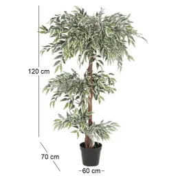 Ficus artificiel en pot 120 cm