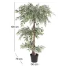 Ficus artificiel en pot 120 cm