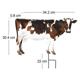 Animal de la ferme décoratif sur pic