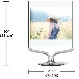 Cadre photo rotatif en aluminium Wishbone