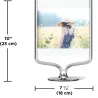 Cadre photo rotatif en aluminium Wishbone