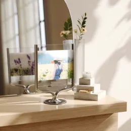 Cadre photo rotatif en aluminium Wishbone