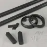 Tringle à rideaux en acier Rod