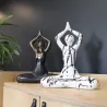 Statuette yoga en céramique Zoya