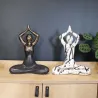 Statuette yoga en céramique Zoya