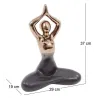 Statuette yoga en céramique Zoya