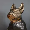 Statuette chien bouledogue en céramique Zoya