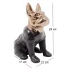 Statuette chien bouledogue en céramique Zoya