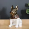 Statuette chien bouledogue en céramique Zoya