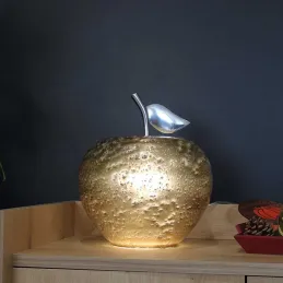 Lampe à poser en verre pomme Manzana