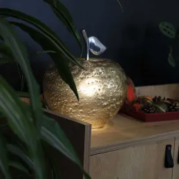 Lampe à poser en verre pomme Manzana