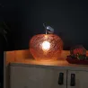 Lampe à poser en verre pomme Manzana