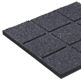 Dalle caoutchouc pour terrain de jeu Hicar