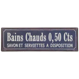 Plaque bains chauds 0,50 Cts